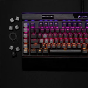 corsair k95 xt textured wasd keycaps and keycap puller tool
