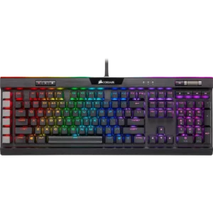 top down full layout view of corsair k95 rgb platinum xt