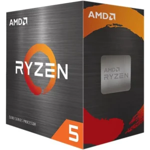 AMD Ryzen 5 5600 retail package with CPU viewing window