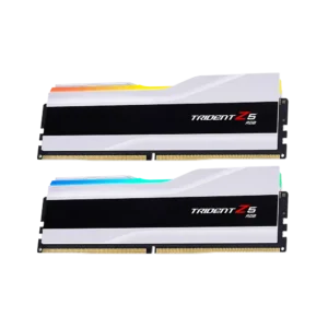 RAM Price Pakistan 2025 Shock: Why The "Stargate" Crisis Will Explode Costs 8 Side view of two G.SKILL Trident Z5 RGB DDR5 32GB sticks highlighting the slim profile and RGB bar.
