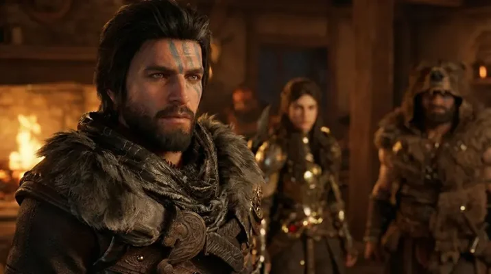 Kliff the mercenary leader in Crimson Desert single player story mode by Pearl Abyss.