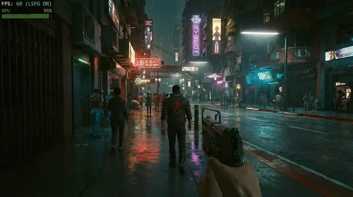 Cyberpunk 2077 game running smoothly on budget pc gaming hardware