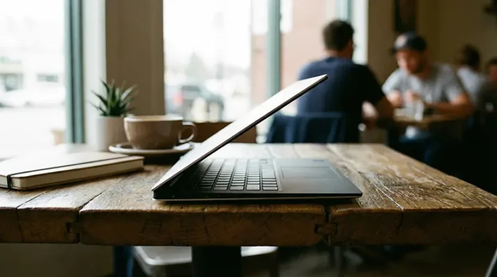 The 2026 Dell XPS 13 Lunar Lake edition displayed on a modern desk, highlighting its ultra-thin profile and premium build.