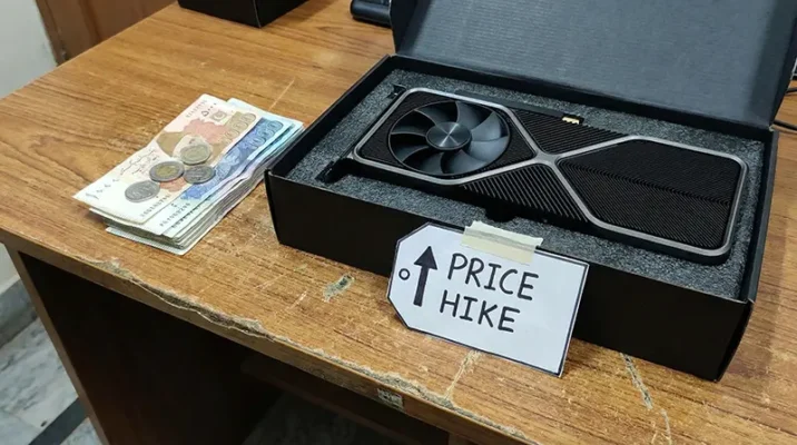 Computer hardware shop in Pakistan selling Nvidia GeForce RTX cards