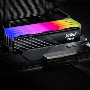 RAM Price Pakistan 2025 Shock: Why The "Stargate" Crisis Will Explode Costs 10 Close up of four XPG Lancer Blade RGB DDR5 RAM modules running in a high performance gaming PC
