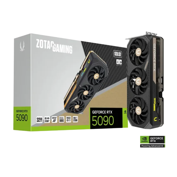 ZOTAC GAMING GeForce RTX 5090 SOLID OC 32G – Ultimate 8K Power ...