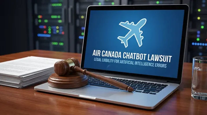 Air Canada chatbot lawsuit and legal liability for artificial intelligence errors