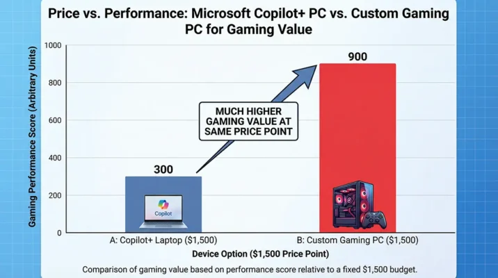 copilot plus laptop price vs custom pc performance