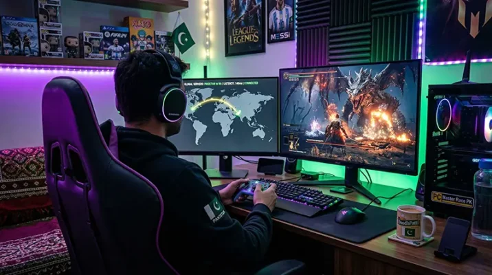 A skilled Pakistani esports player remotely helping a global gamer beat a boss using the cloud-based Xbox helper system.