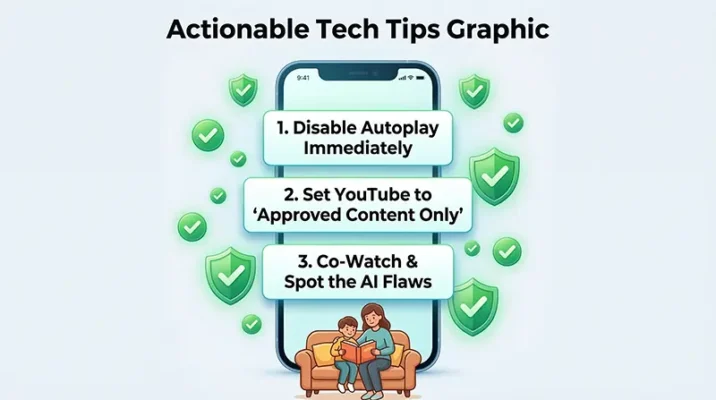 Actionable tech tips for Pakistani parents to block brain rot content and curate safe digital media for their children.